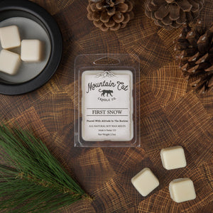 First Snow - Rustic Cabin Collection Candles Mountain Cat Candle Co Wax Melt 