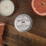 Honeypot Citrus - Rustic Cabin Collection Candles Mountain Cat Candle Co Rugged Metal Tin 