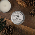 Moonlit Trails - Rustic Cabin Collection Candles Mountain Cat Candle Co Rugged Metal Tin 