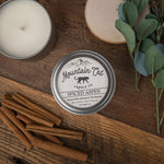 Spiced Aspen - Rustic Cabin Collection Candles Mountain Cat Candle Co Rugged Metal Tin 